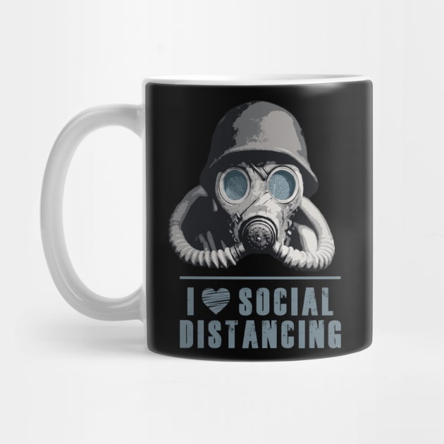 I Love social distancing by Jose Luiz Filho